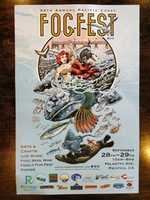 Free download 34th Annual Pacific Coast Fog Fest Poster free photo or picture to be edited with GIMP online image editor