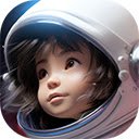 3d rendering astronaut  screen for extension Chrome web store in OffiDocs Chromium