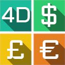 Écran 4D Currency Converter pour l'extension Chrome web store dans OffiDocs Chromium