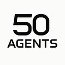 50 Agents  screen for extension Chrome web store in OffiDocs Chromium
