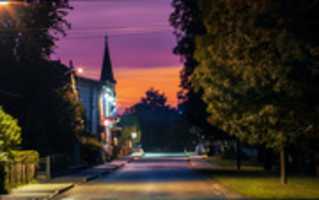 Free download 5.6.2018 / night shot down the Partizanska Ulica (Bakovci) free photo or picture to be edited with GIMP online image editor