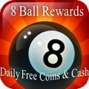 8 Ball Pool Reward Free Coins شاشة تعديل النقود المجانية لتمديد متجر Chrome الإلكتروني في OffiDocs Chromium