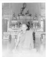 Free download 8 Luang Por Sitting In Front Of Shrine Bw Original free photo or picture to be edited with GIMP online image editor