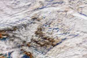 Free download 9.1.2018 / View from Terra satelitte / you can see snow over Hungary, Austrian Alps and Mediterranean free photo or picture to be edited with GIMP online image editor