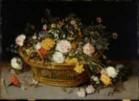 Descarga gratis una foto o imagen gratuita de A Basket of Flowers para editar con el editor de imágenes en línea GIMP