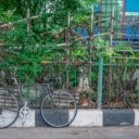 A Bicycle Parked by a Roadside  screen for extension Chrome web store in OffiDocs Chromium