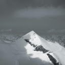 A black and white photo of a snowy mountain  screen for extension Chrome web store in OffiDocs Chromium