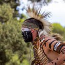 Aboriginal man  screen for extension Chrome web store in OffiDocs Chromium