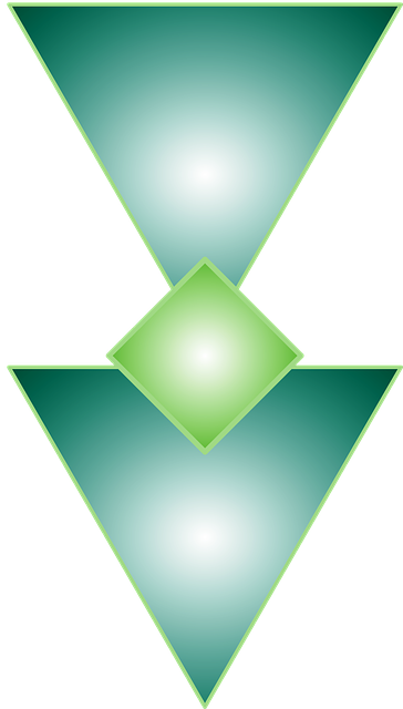 Free download Abstract Green Triangles -  free illustration to be edited with GIMP free online image editor
