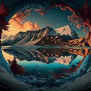 A captivating winter landscape  screen for extension Chrome web store in OffiDocs Chromium