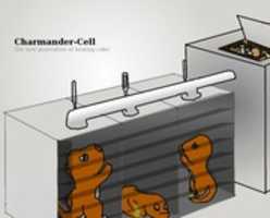 دانلود رایگان عکس یا تصویر A Charmander Heating Cell برای ویرایش با ویرایشگر تصویر آنلاین GIMP