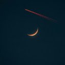 A Crescent Moon in the Evening Sky  screen for extension Chrome web store in OffiDocs Chromium
