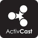 Écran ActivCast Sender pour l'extension Chrome web store dans OffiDocs Chromium