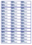 قم بتنزيل قالب Address Labels DOC أو XLS أو PPT مجانًا ليتم تحريره باستخدام LibreOffice عبر الإنترنت أو OpenOffice Desktop عبر الإنترنت
