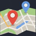 Address to Google Maps  screen for extension Chrome web store in OffiDocs Chromium
