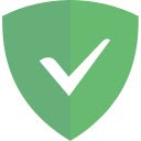 Écran AdGuard AdBlocker pour l'extension Chrome web store dans OffiDocs Chromium