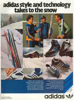 Free download Adidas cross-country skiing advertisement (December 1977) free photo or picture to be edited with GIMP online image editor