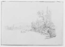Free download Adirondack Lake and Mountain View, 1864 (from Sketchbook) free photo or picture to be edited with GIMP online image editor
