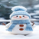Adorable snowman wallpaper  screen for extension Chrome web store in OffiDocs Chromium