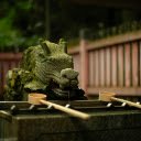A Dragon Stone Fountain in a Temple in Kyoto, Japan  screen for extension Chrome web store in OffiDocs Chromium