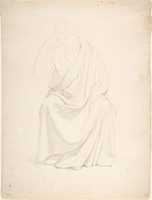 Free download A Drapery Study of a Seated Man free photo or picture to be edited with GIMP online image editor