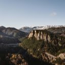 Aerial View of Semmering Viaduct in Autumn  screen for extension Chrome web store in OffiDocs Chromium