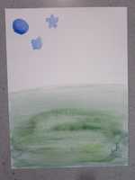 Free download A Field Throughout the Night (Watercolor) free photo or picture to be edited with GIMP online image editor