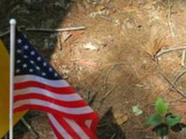 A Flag at the Mowry Conservation Area GIMP online editor free Free download A Flag at the Mowry Conservation Area free photo or picture to be edited with GIMP online image editor