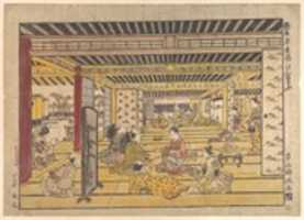 Free download A Game of Hand Sumo in the New Yoshiwara free photo or picture to be edited with GIMP online image editor