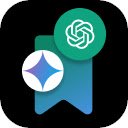 AI Chat Bookmarks  screen for extension Chrome web store in OffiDocs Chromium