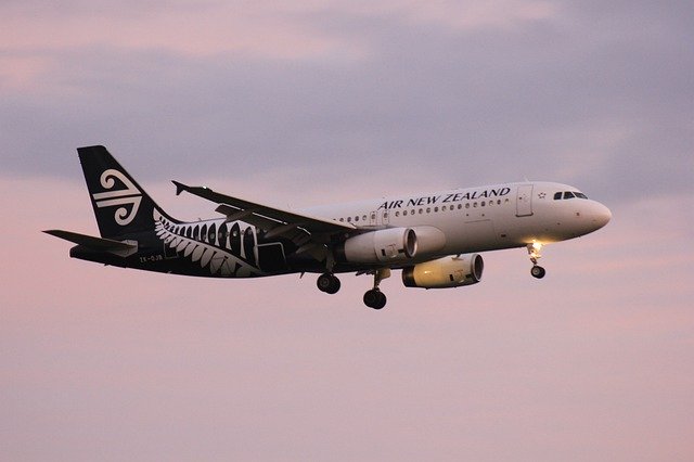 Téléchargement gratuit de l'image gratuite de l'avion air nz new zealand à éditer avec l'éditeur d'images en ligne gratuit GIMP