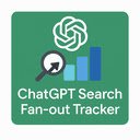 AI Search Fan out Tracker  screen for extension Chrome web store in OffiDocs Chromium