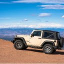 A Jeep JK on a Mountain  screen for extension Chrome web store in OffiDocs Chromium