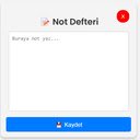 Akıllı Yardımcı Not Defteri  screen for extension Chrome web store in OffiDocs Chromium