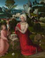 Bezpłatne pobieranie Albert Cornelis, The Magdalen In A Landscape darmowe zdjęcie lub obraz do edycji za pomocą internetowego edytora obrazów GIMP