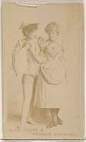 Free download Alice Dacre and Frankie Raymond, from the Actors and Actresses series (N45, Type 8) for Virginia Brights Cigarettes free photo or picture to be edited with GIMP online image editor