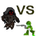 Alien vs Ghost  screen for extension Chrome web store in OffiDocs Chromium
