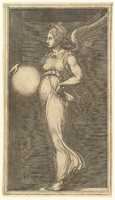 Free download Allegorical Figure Holding a Sphere free photo or picture to be edited with GIMP online image editor