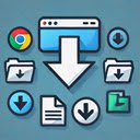 All Links Downloader  screen for extension Chrome web store in OffiDocs Chromium