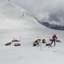 A Man Standing on Snowy Mountain  screen for extension Chrome web store in OffiDocs Chromium