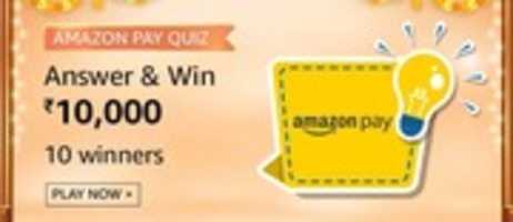 Free download Amazon Quiz Answers Win Rs. 10000 free photo or picture to be edited with GIMP online image editor