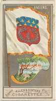 Free download Amiens, from the City Flags series (N6) for Allen & Ginter Cigarettes Brands free photo or picture to be edited with GIMP online image editor