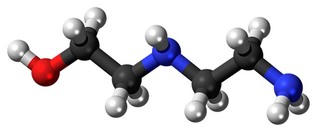 ดาวน์โหลดฟรี Aminoethylethanolamine Ball Stick - ภาพประกอบฟรีที่จะแก้ไขด้วย GIMP โปรแกรมแก้ไขรูปภาพออนไลน์ฟรี