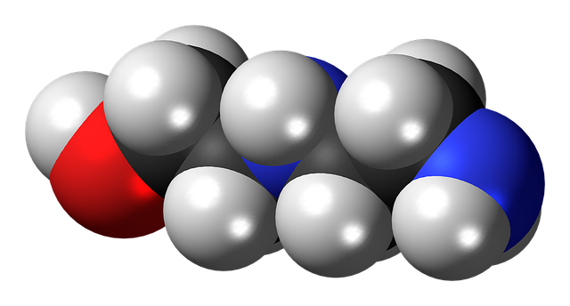 دانلود رایگان Aminoethylethanolamine Spacefill - تصویر رایگان برای ویرایش با ویرایشگر تصویر آنلاین رایگان GIMP