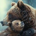 A Mother Bear’s Love in Winter  screen for extension Chrome web store in OffiDocs Chromium