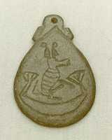 Free download Amulet illustrating a baboon in a boat free photo or picture to be edited with GIMP online image editor