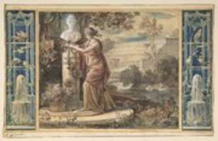 Muat turun percuma Sebuah Allegory of Empress Josephine sebagai Patroness of the Gardens di Malmaison foto atau gambar percuma untuk diedit dengan editor imej dalam talian GIMP