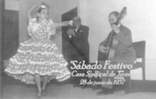 Free download ANGELITA GOMEZ-SABADO FESTIVO-1957 free photo or picture to be edited with GIMP online image editor