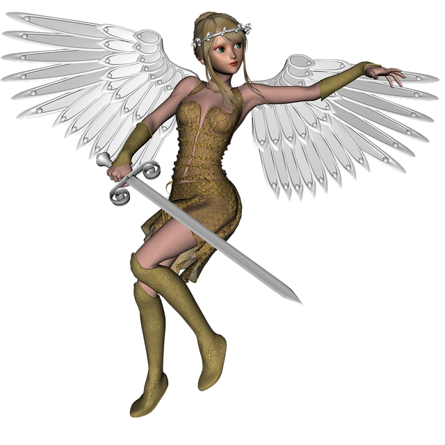 Free download Angel Toon Wings -  free illustration to be edited with GIMP free online image editor