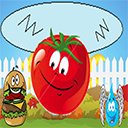 Écran de tomate Flappy en colère pour l'extension de la boutique en ligne Chrome dans OffiDocs Chromium